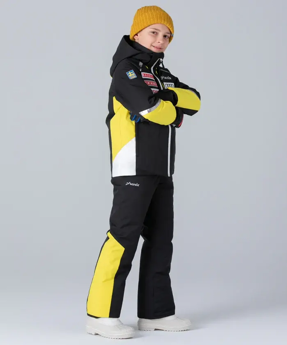 PHENIX 25/26 костюм горнолыжный юниорский TEAM SWE EFB252P81RP Sweden Junior Two-piece, BK
