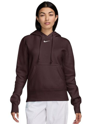 Женская Кофта теннисная Nike Sportwear Phoenix Fleece - burgundy crush/sail