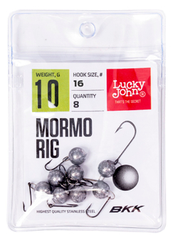 Мормышка одноухие свинцовые Mormo Rig, 1 г, 8 шт