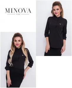 Блуза 1043-черный Minova