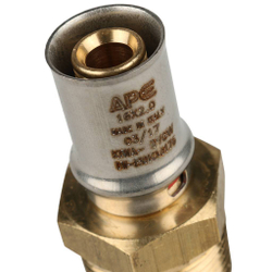 Переходник с наружной резьбой   3/4"x16