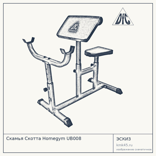 Скамья Скотта Homegym UB008