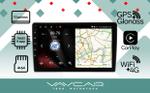 Магнитола для Nissan X-Trail T30 2003-2007 (рамка-накладка) - Vaycar VA51-3393 на Android 13, Быстрая, 4G SIM-слот
