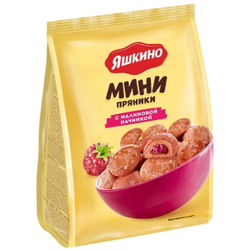Яшкино Мини-пряник 300г С малин. начинкой 1/10 (арт.РАР910)