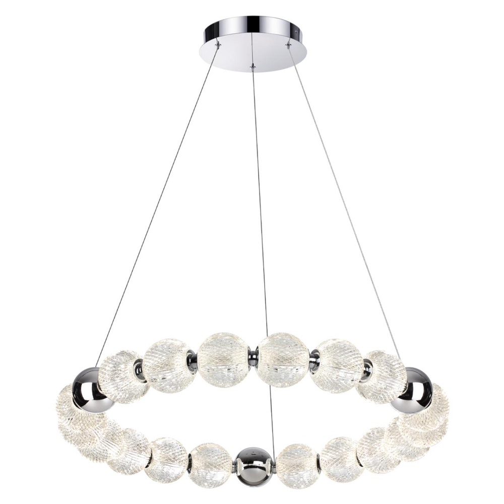 5007/60L L-VISION ODL24 571 хром/металл/акрил Люстра LED 60W 4000K 4987лм CRYSTAL
