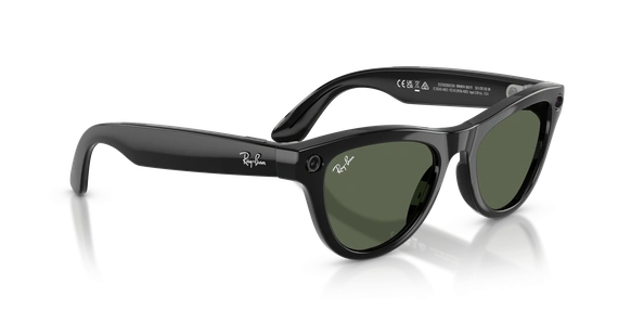 Умные очки Ray-Ban Meta Skyler Gen 2 (RW4014) Shiny Black/G-15 Green S52 T150