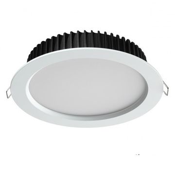 Встраиваемый светодиодный светильник (без драйвера) 358304 белый Drum Novotech
