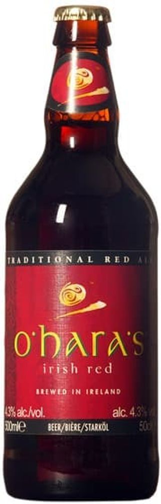 Пиво Охарас Айриш Ред Эль / O'Hara's Irish Red 0.5 - стекло