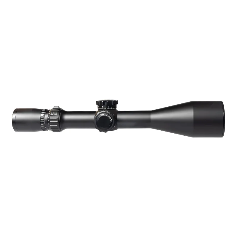 Прицел March-FX 5-40x56 FML-1 FFP, подсветка, 0.1Mil - вид сбоку со стороны барабанчика поправок