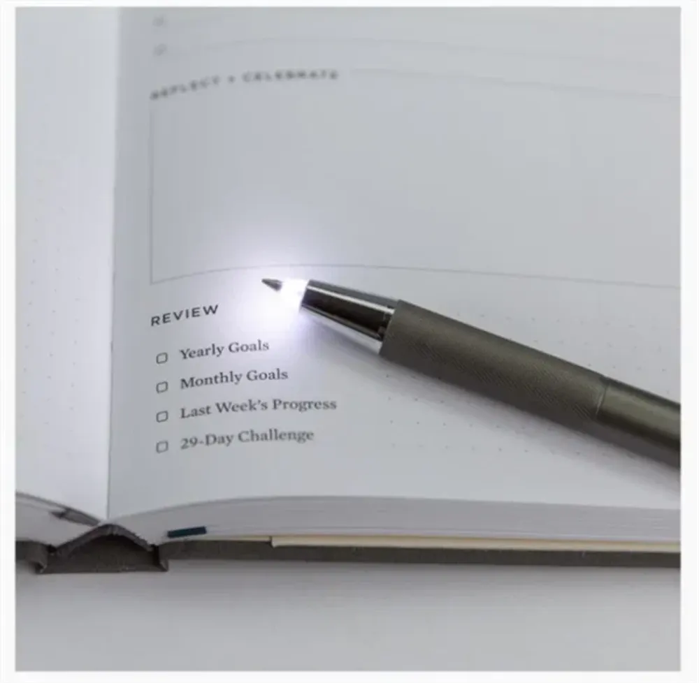 Шариковая ручка Zebra Litewriting Alpha со светодиодом на кончике (P-BA96-OC-NV) 4