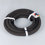 Лента герметичная SPI MOONLIGHT-BLACK-TOP-G180-D25mm 12V RGB-PX2 (21.6 W/m, IP65, 5m, wire x1) (Arlight, Вывод прямой, 3 года)