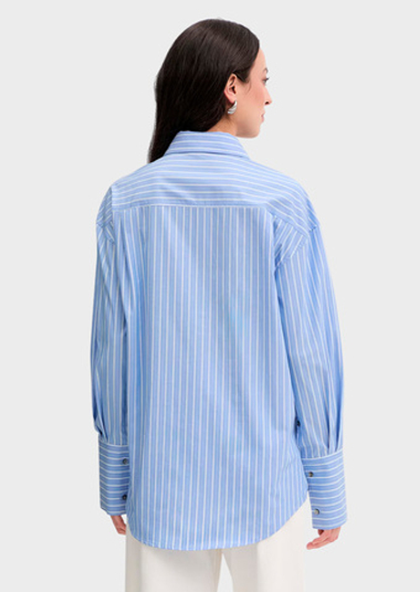 Рубашка KARL LAGERFELD Autograph Striped Poplin Shirt