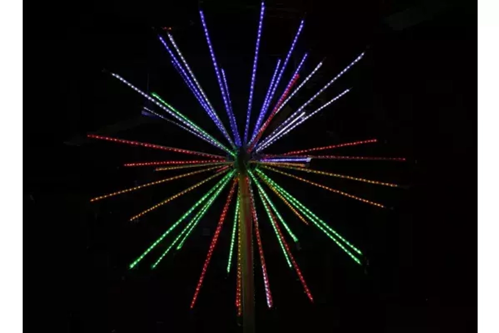 LED-EM-003-М, 240V Фейерверк Шар с контрол.12 реж. 5м*5м*5м, 52 луча (2 кор.)