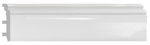 Плинтус DECOMASTER D232-114 (100*22*2400мм) белый глянец