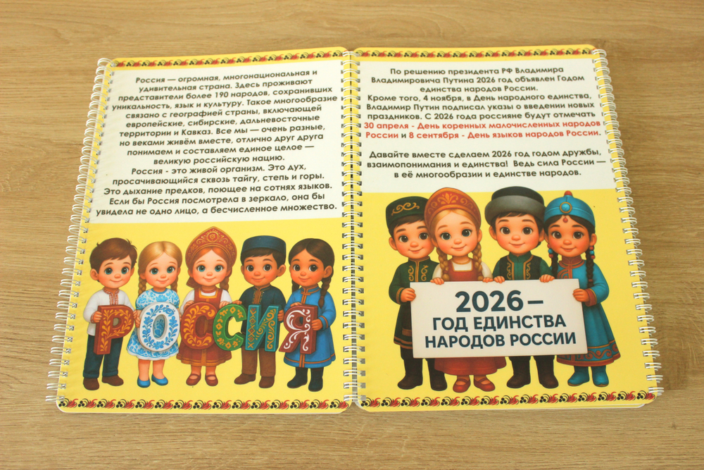 Папка-передвижка "2026 - год единства народов России"
