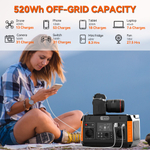 Электростанция портативная 520WH 140400mAh 500W P60 Flashfish