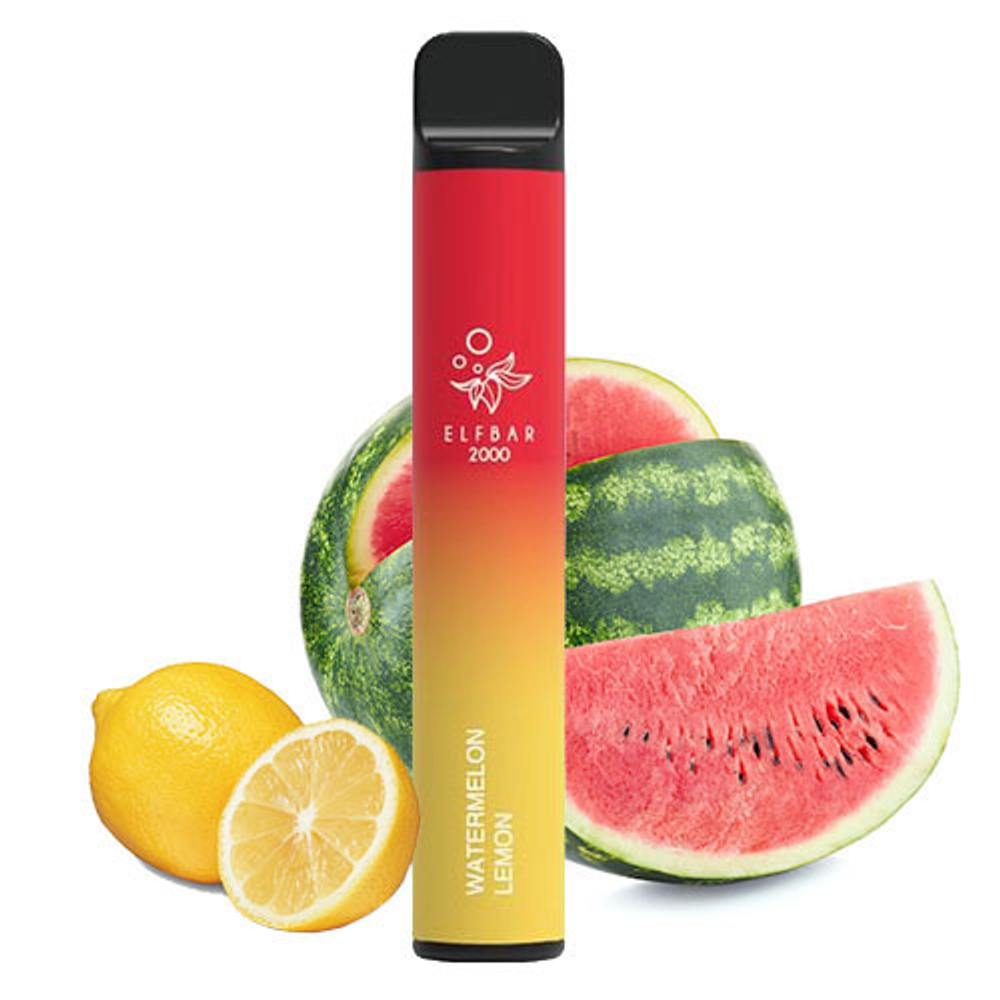 Elf Bar 2000 - Watermelon Lemon (2% nic)