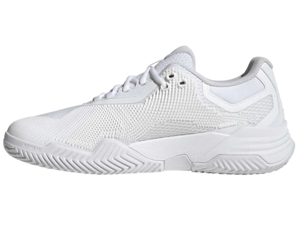 Мужские кроссовки теннисные Adidas Solematch Control 2 M - cloud white/maroon/tech grey metallic