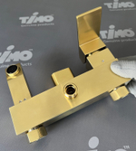 Timo SX-1030/17 Selene Душевая система для ванны, 215х215/72х82 мм, 1/1 режим, золото матовое