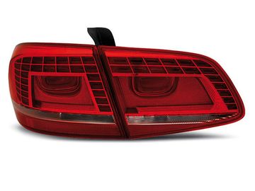 Задние фонари red white led для VW Passat B7