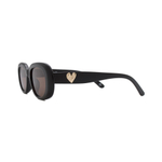 Очки Genex Sunglasses 697 c.189 бабочка темно-коричневые с золотом