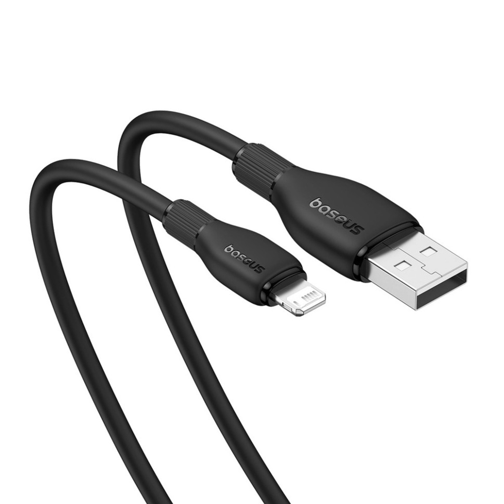 Usb Кабель-зарядка Lightning Baseus Pudding Series 2.4A 1.2м P10355700111-00 черный