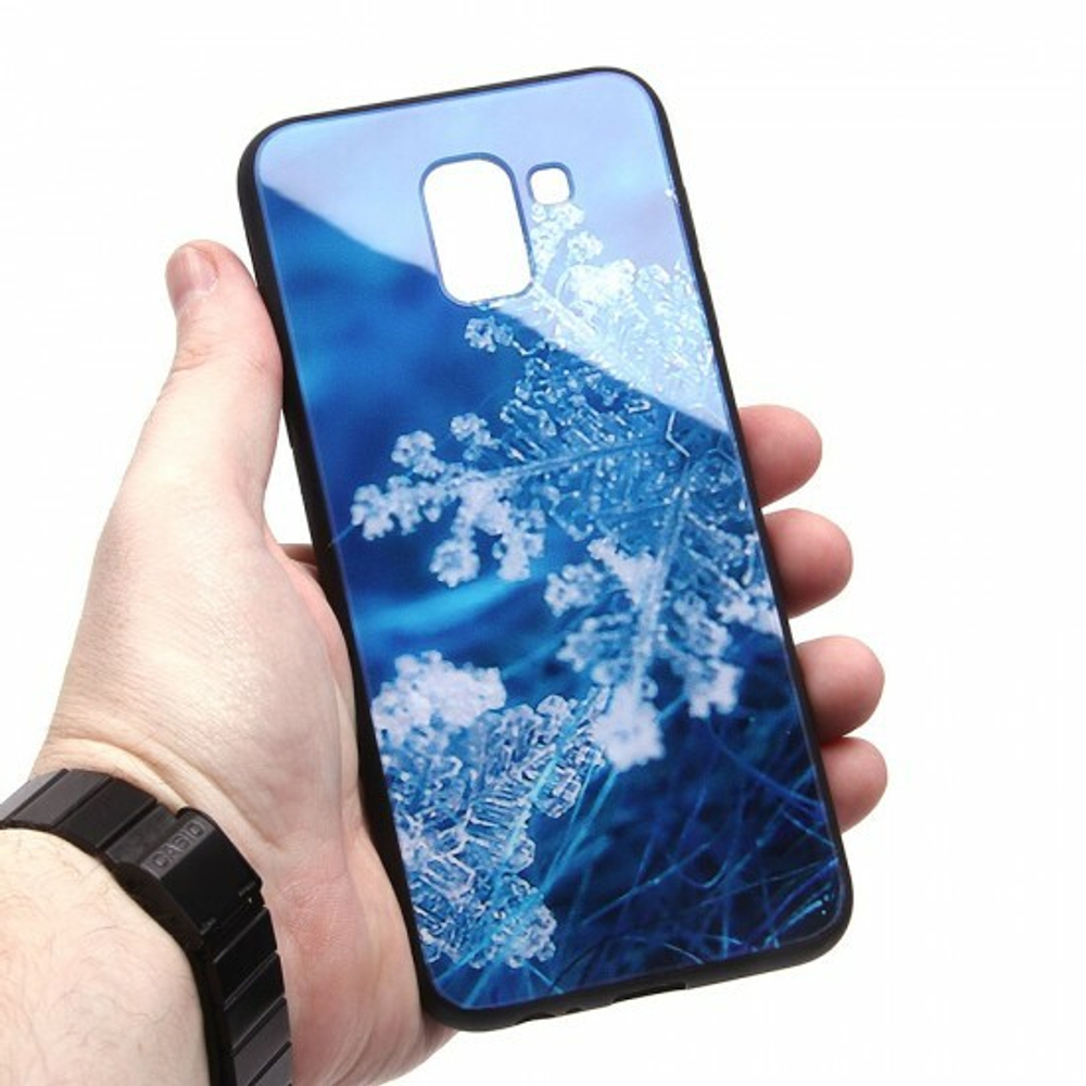 Глянцевый чехол для Samsung Galaxy J6 (2018), 010691