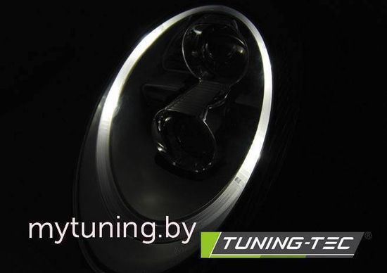 Передние фары XENON TUBE LIGHT BLACK для Porsche 911 (997)