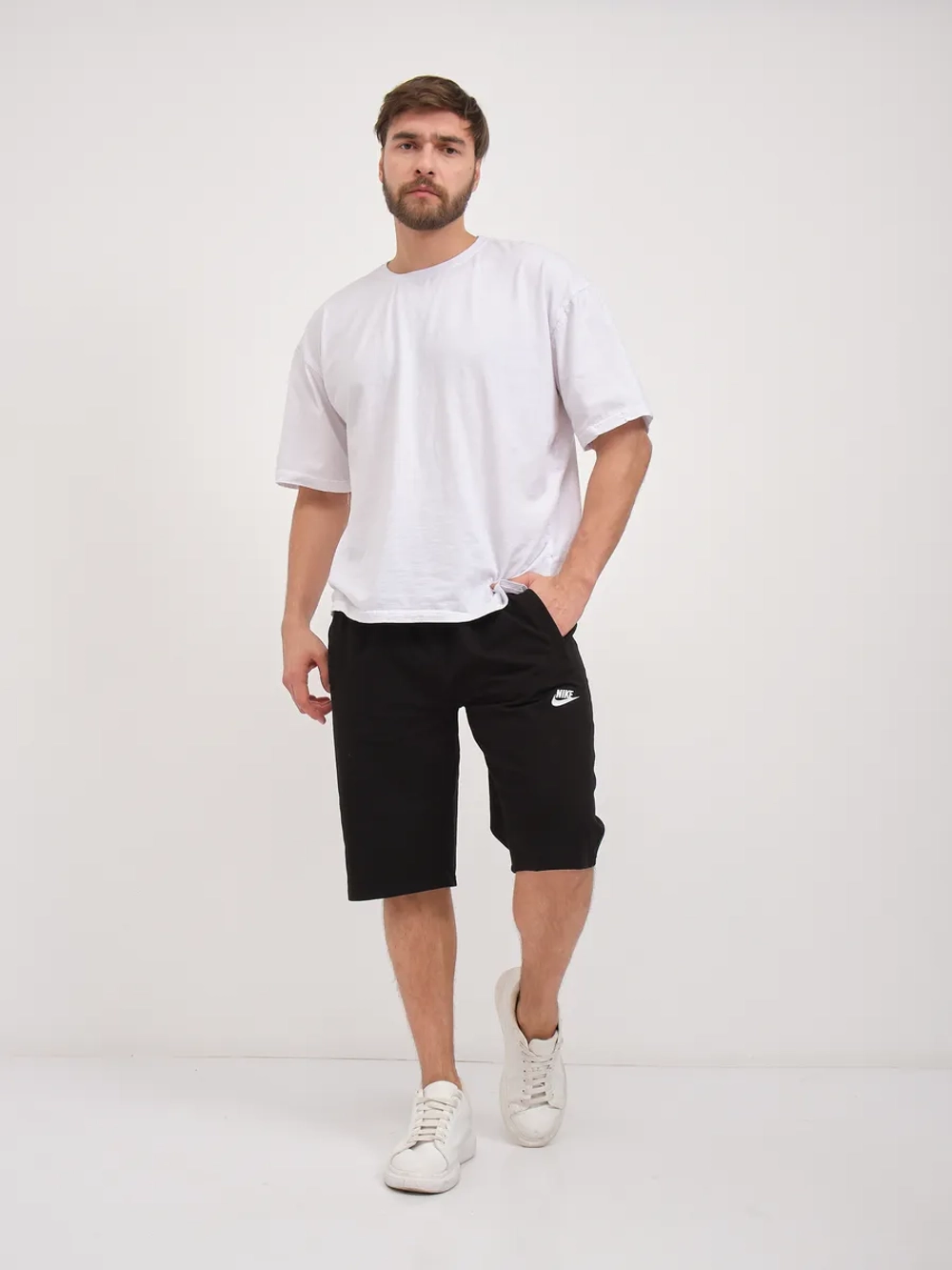 Шорты спортивные Nike удлиненные бриджи