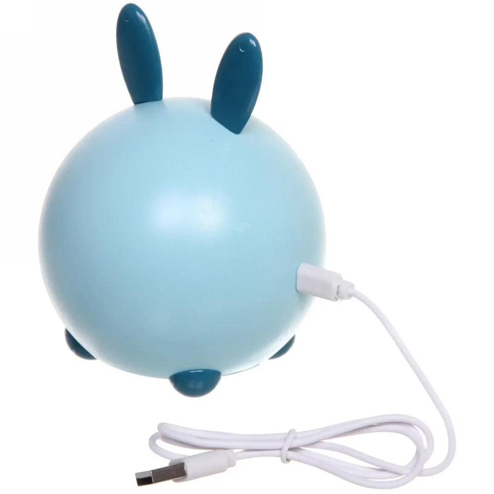 Светильник «Marmalade-Cute rabbit» LED цвет голубой USB