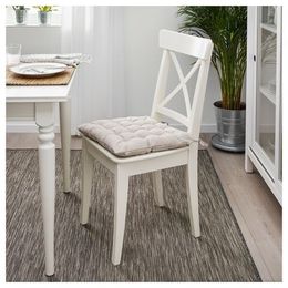 Подушка на стул IKEA VIPPART (ВИППЭРТ), Бежевый, 38x38x6,5 см