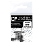 Крючок Crazy Fish с кольцом Round Bent Fixative Shank RBFS -