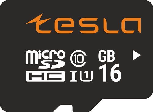 Карта памяти ТЕСЛА (TESLA) 16Гб microSDHC, C10/UHS-I U1 (TSLMSD016GU1)