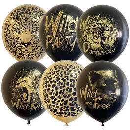 Воздушные шары 12"/30см Wild Party 25шт