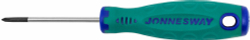 D71P060 Отвертка стержневая крестовая ANTI-SLIP GRIP, PH0x60 мм