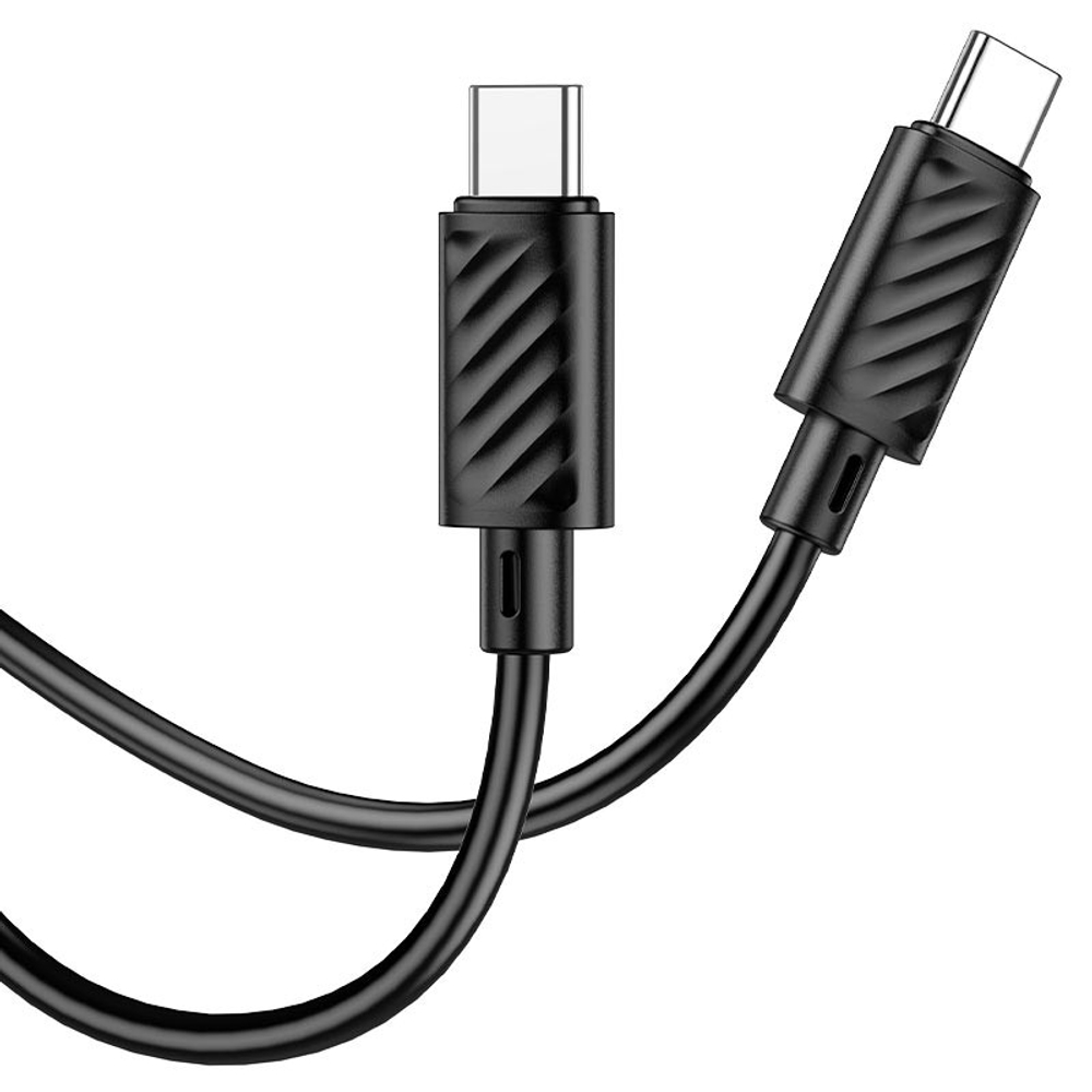 Usb Кабель-зарядка Type-C на Type-C Hoco X88 3.0A  60W 1M черный
