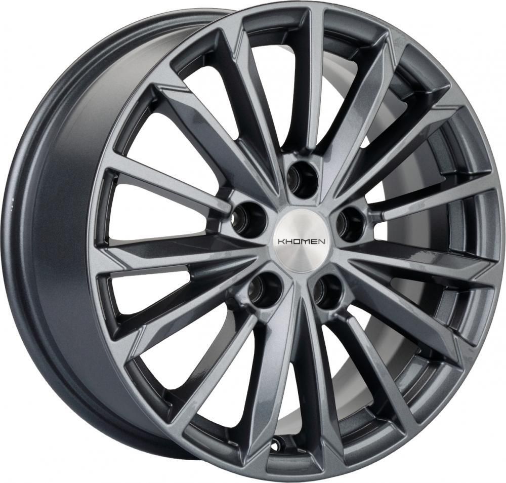 Khomen 1611 6.5x16 5x114.3 ET 45 Dia 67.1 (grey)