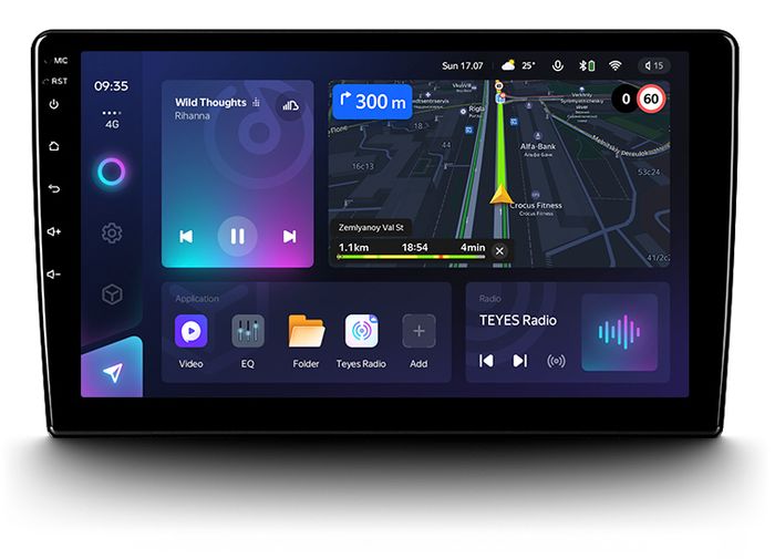 Магнитола для ГАЗель Next, Газон Next (рамка 10") - Teyes CC3L на Android 10, CarPlay, 4G SIM-слот