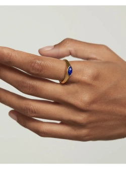 Кольцо женское PDPaola Nomad Lapis Lazuli серебро 925 пробы покрытое золотом 750 пробы AN01-A49
