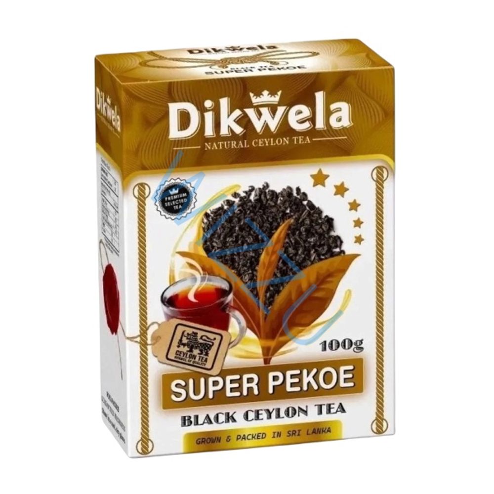 Ч/Чай DIKWELA СУПЕР ПЕКОЕ к/п100г *100шт/ящ