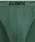 Мужские трусы (3шт) слипы спорт Atlantic 3MP-094, хлопок, светлый деним + индиго + темно-зеленый