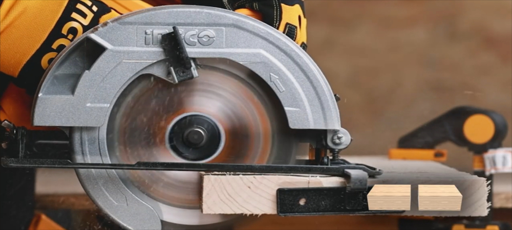 Циркулярная пила INGCO CS18538 INDUSTRIAL 185х20 мм 1,4 кВт