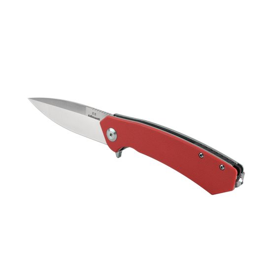 Складной нож Adimanti by Ganzo (Skimen design) красный c клинком из стали D2, рукоять G10