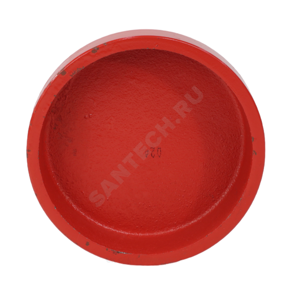 Заглушка под муфту грувлок ковкий чугун XGQT16 Ду80 (Дн89) Ру25 JIANZHI