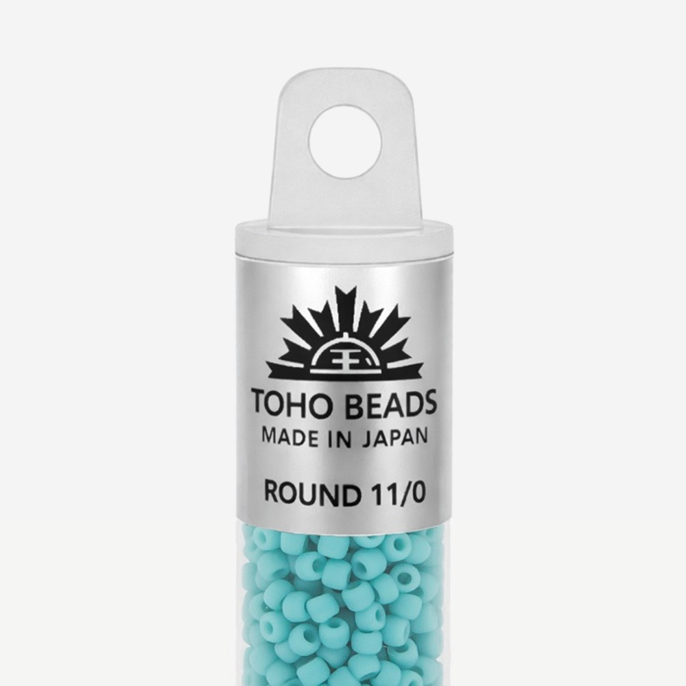 Японский бисер TOHO Round 11/0 (№55F), непрозрачный матовый