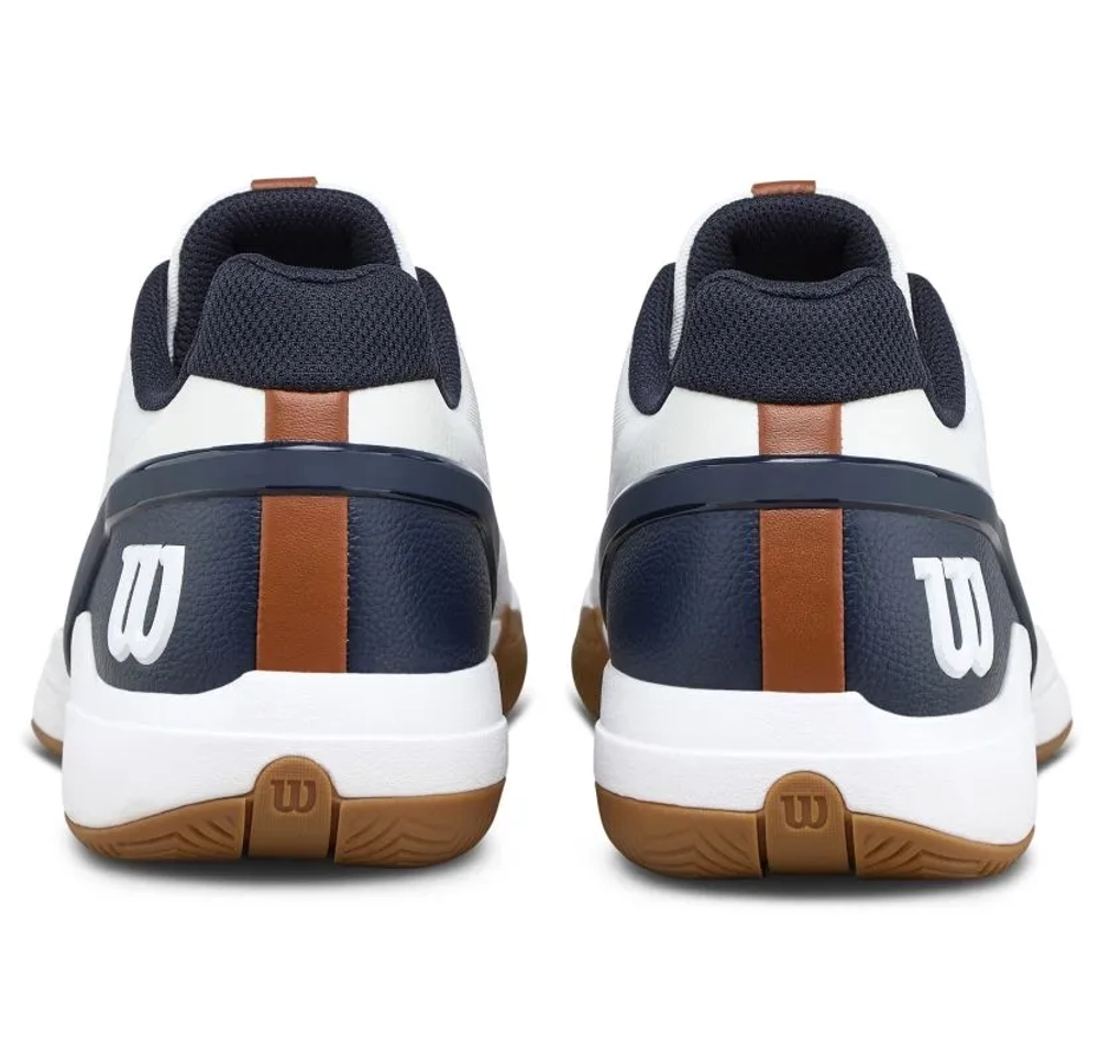 Мужские теннисные кроссовки Wilson Rush Pro 5 - white/navy blazer/gum1a