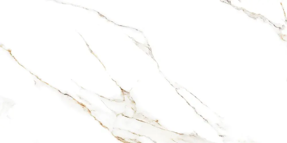 Керамогранит Alma Ceramica GFA114ECL04P Extra Calacatta 114x57 белый полированный под мрамор