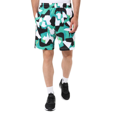 Мужские шорты теннисные Australian Short Ace Camo Print - verde oltremare