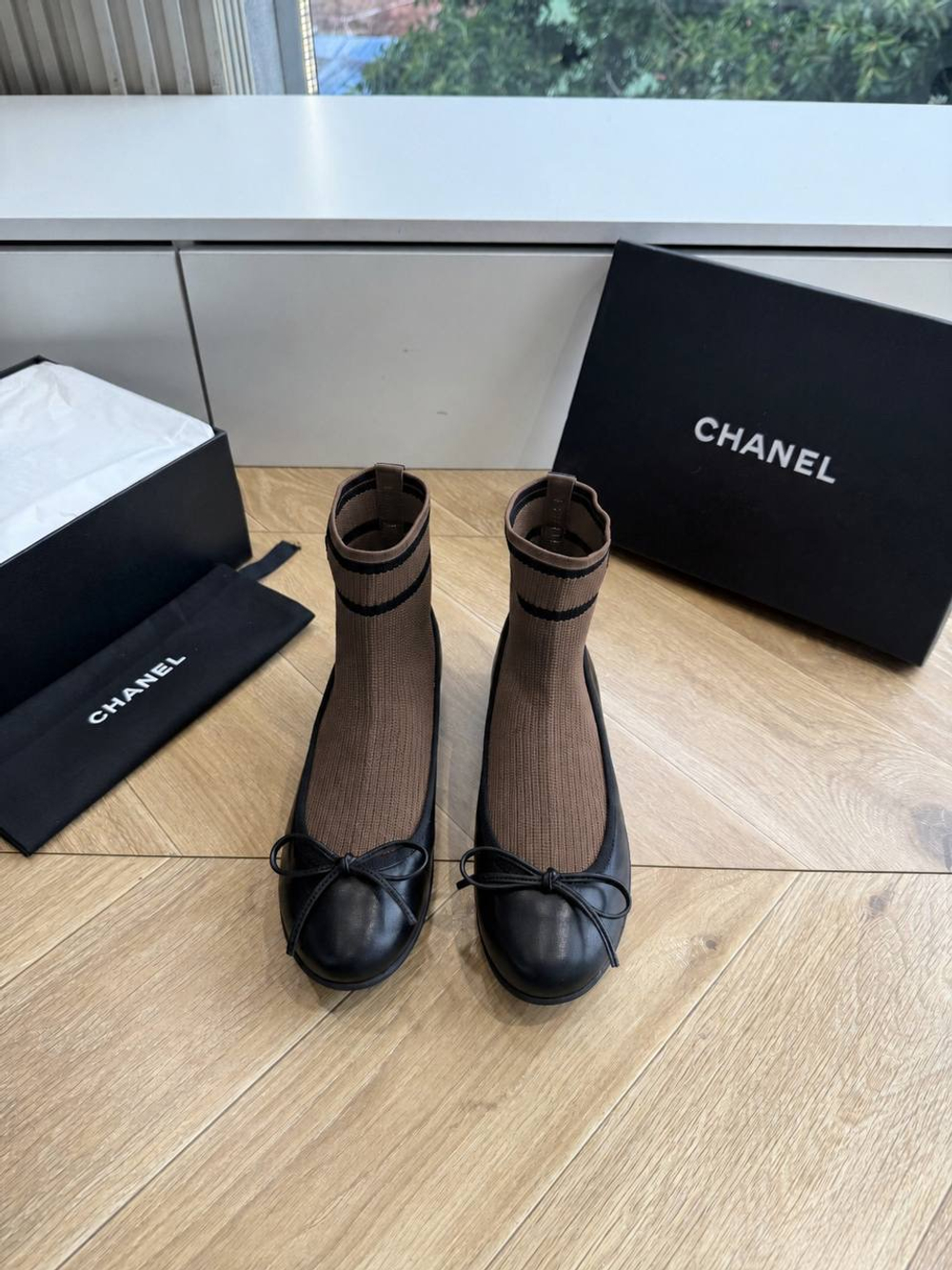 Ботинки балетки Chanel