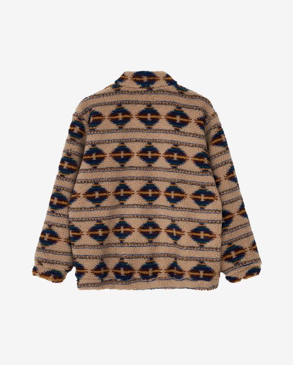 Толстовка Turbofleece Button Beige/Navy - фото 2